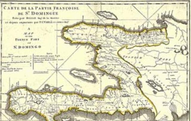 The French's newly claimed territory