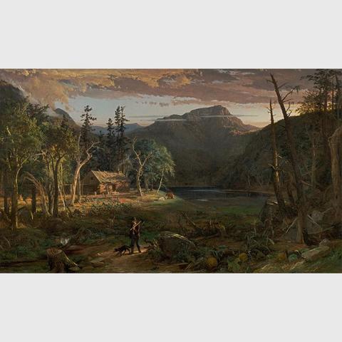 Backwoods of America by Cropsey