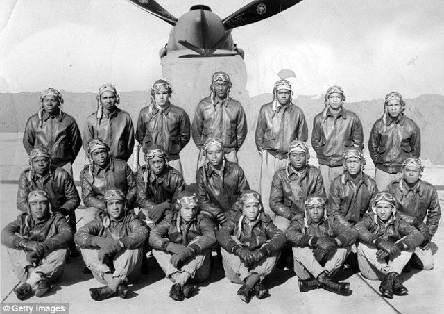 the tuskegee airmen undertake their first combat mission