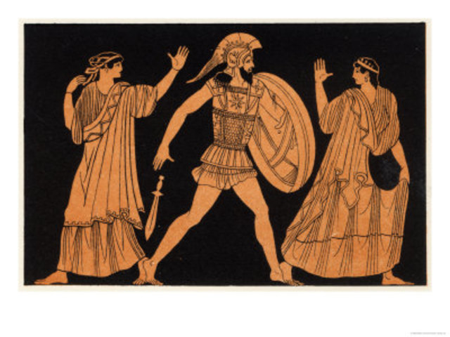 Achilles leaves The Greeks
