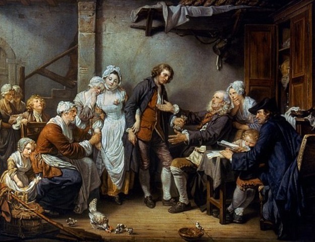 The Village Bride by Jean- Baptiste Greuze