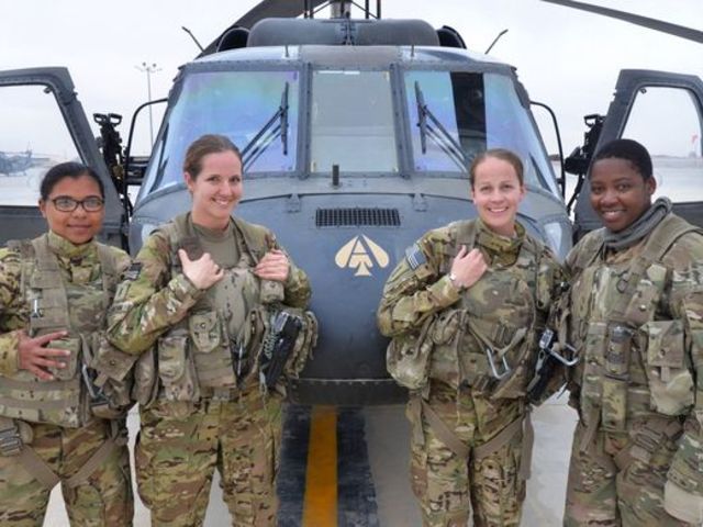 Women can serve any job in the armed service