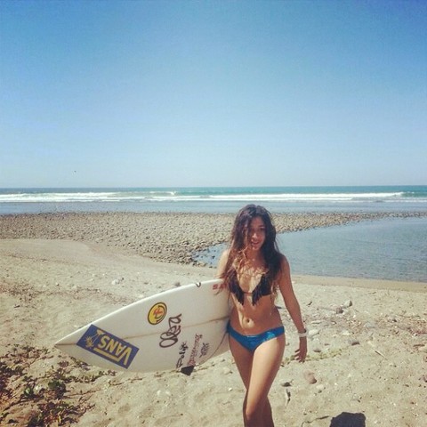 My family from Mexico surfs and now Im starting to surf