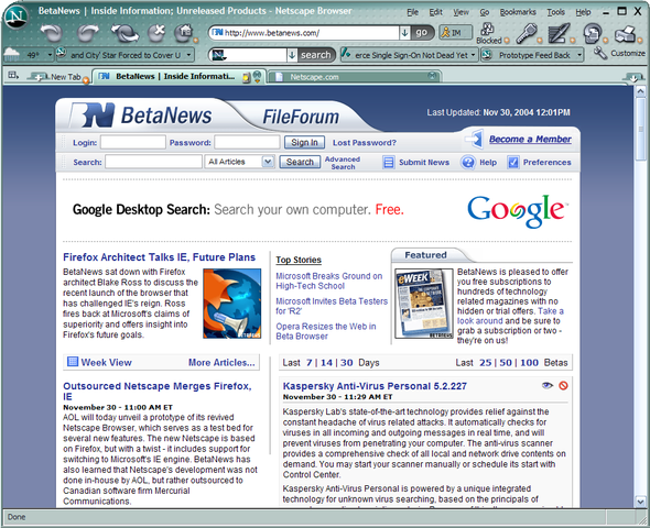 Netscape v 8