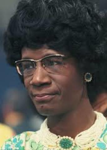 Shirley Chisholm was born