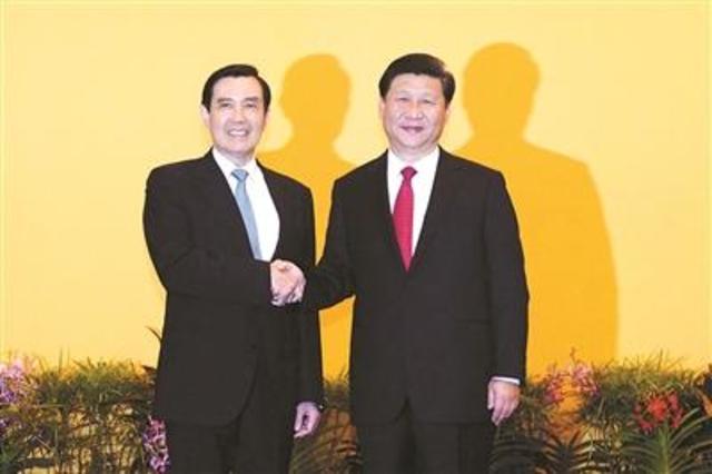 "A great handshake" between mainland and Taiwan