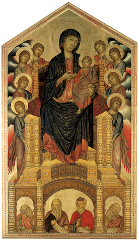 Virgin and Child Enthroned