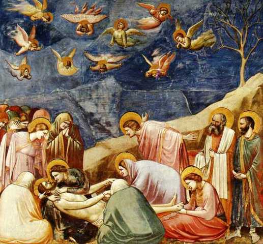 “Lamentation” by Giotto di Bondone
