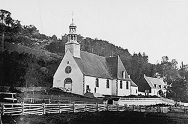 Inauguration de la Nouvelle-Église de Sainte-Anne-de-Beaupré