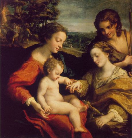 The Mystic Marriage of St. Catherine by Correggio