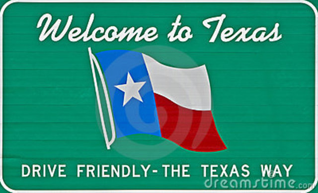 Moved to Houston, Texas.