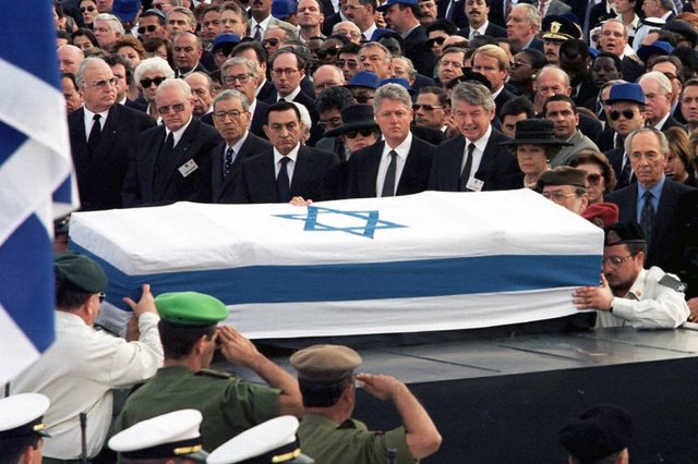 Israeli leader Yitzhak Rabin is assassinated