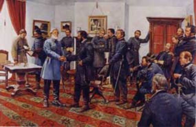 Lee Surrenders at Appomattox Court House – Civil War ends
