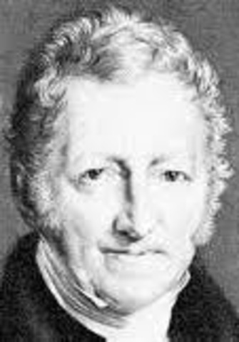Thomas Robert  Malthus ¨(1798)