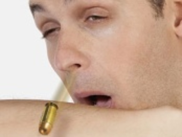 o cara ia leva um tiro na cara e ai ela espirrou e ai ele não morreu