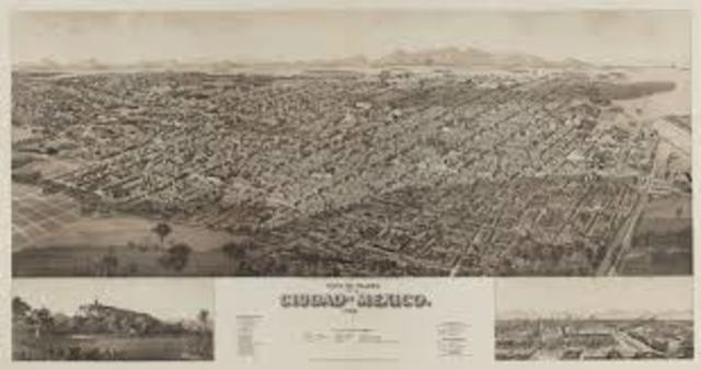 The spanish begin to rebuildthe city