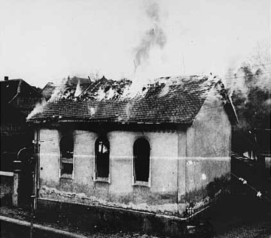 Kristallnacht riots across Germany