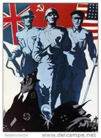 American forces meet up with russian allies