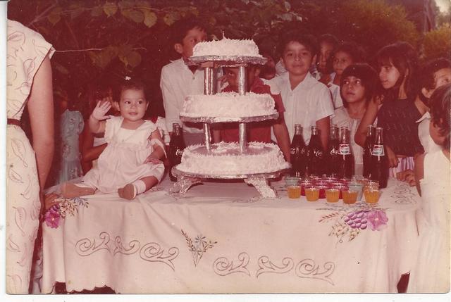 Celebradando mi primer año de vida