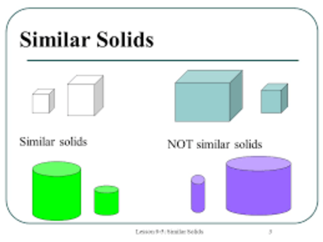 Identify Similar Solids