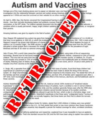 Vaccine theory debunked