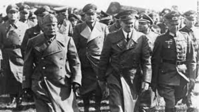 Italy enters war on side of Axis powers