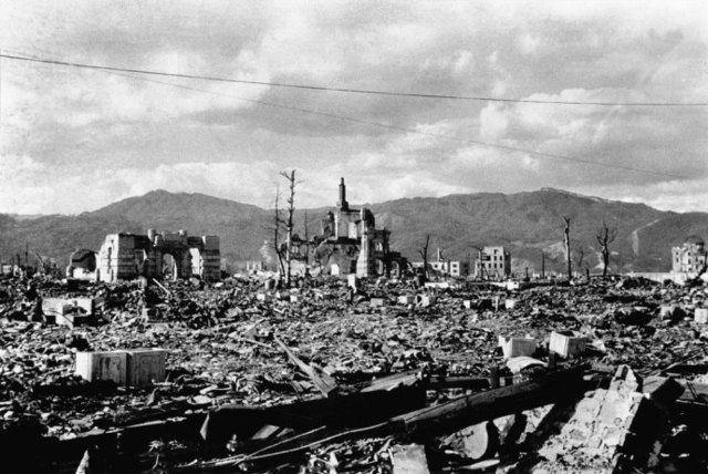The United States drops first atomic bomb on Hiroshima