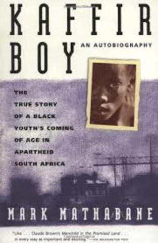 Kaffir boy by  Mark Mathabane