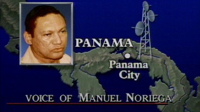 US troops invade Panama, seeking capture of General Manuel Noriega