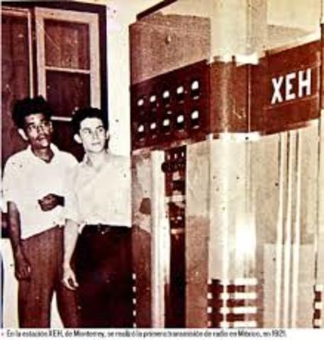 Primera transmisión en México de radio