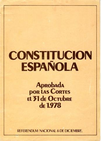 NUEVA CONSTITUCIÓN ESPAÑOLA