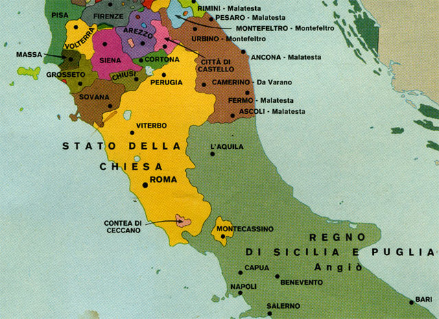 Nascità dello Stato della Chiesa