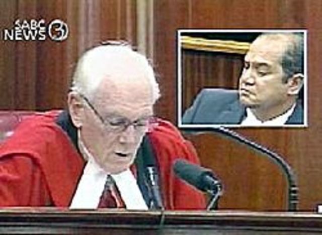 Judge Hilary Squires finds Shaik guilty