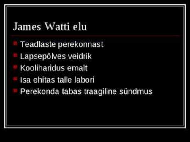 James Watt