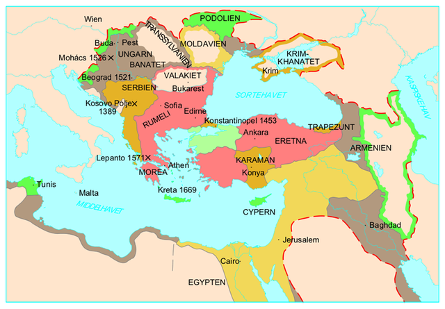 Det Osmanniske Rige brød sammen
