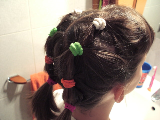 I used to style with lots of tails