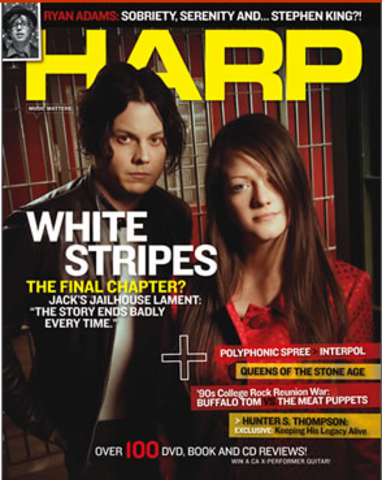 Harp Magazine: White stripes