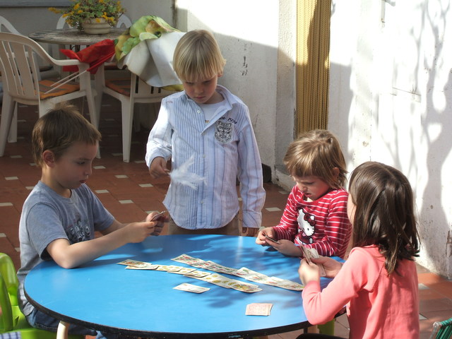 I used to play with my cousins at my grandmother's house