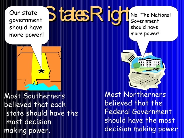 States rights Vs. Federal Government