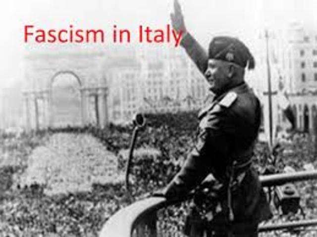 Mussolini Named Prime Minister of Italy