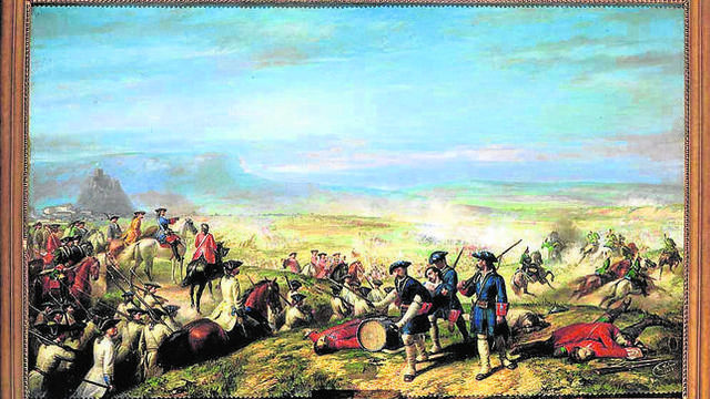 The end of the battle of Almansa