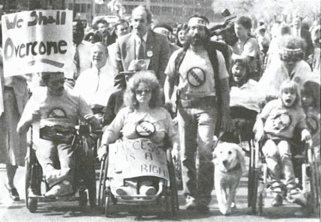 Passage of the Americans With Disabilities Act
