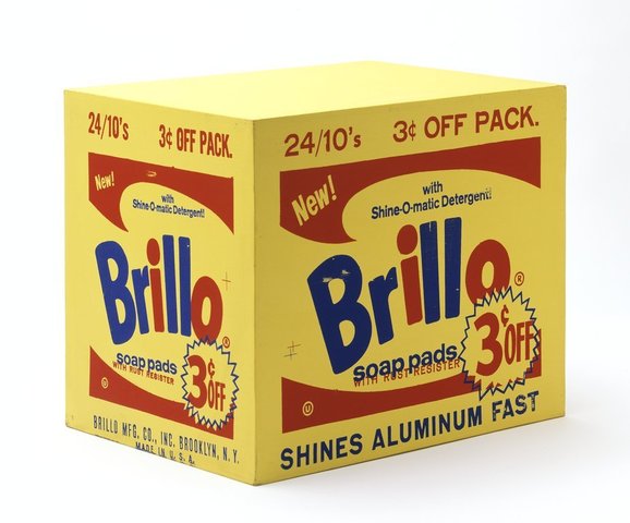 1964 "Yellow Brillo Box" - Andy Warhol