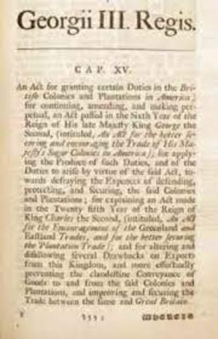 Sugar Act of 1764