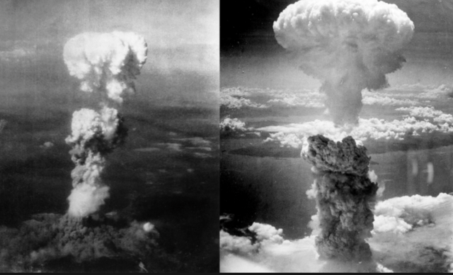 Another atomic bomb was dropped on Nagasaki,