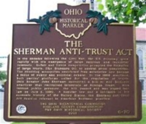 Sherman Antitrust Act