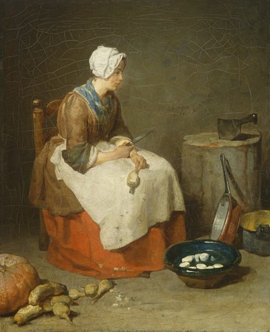 Chardin, Kitchen Maid