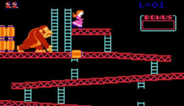 Donkey Kong, first Real Platformer