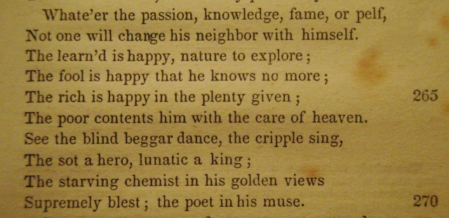 Pope's poetry Essay on Man