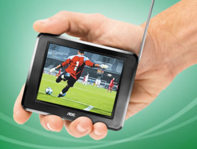 Aparecimento de Televisões Portáteis